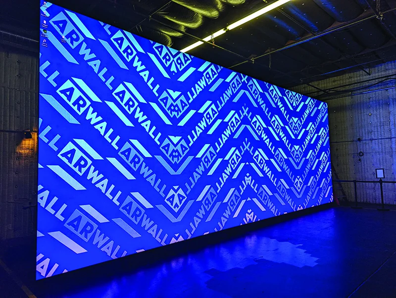 Visual for this record: ARwall sells LED volumes by the square foot and the week