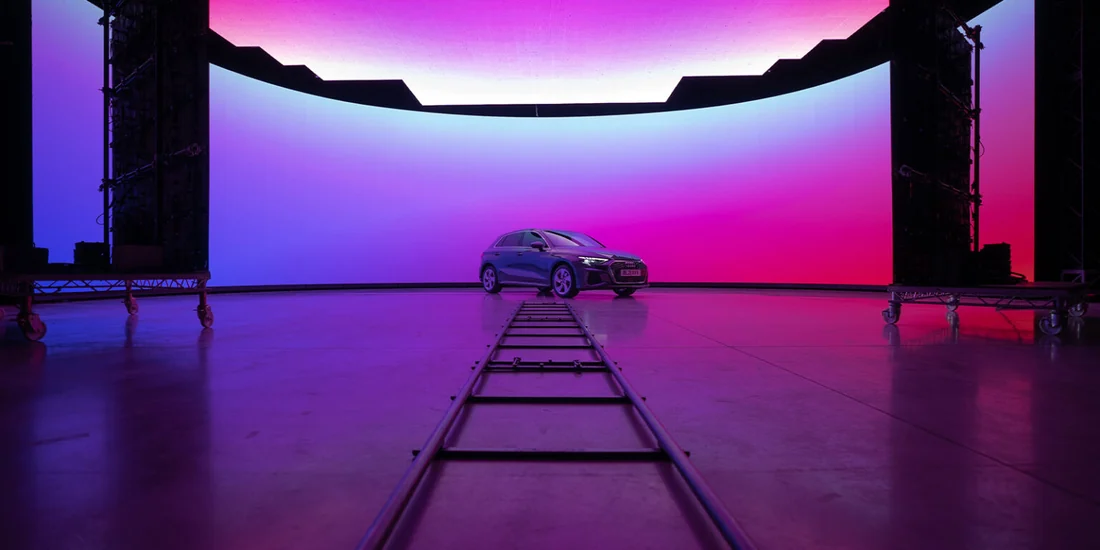 Visual for this record: Dimension Studio pairs a London LED volume with vehicle rigs