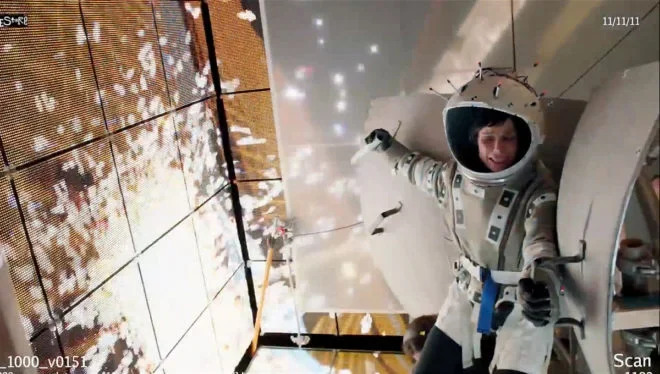 Visual for this record: Gravity's light box lit an actor, not a virtual set