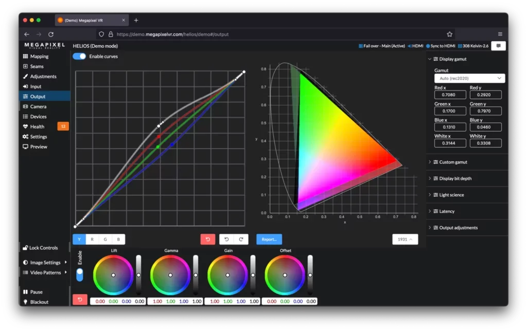 Visual published with the cited source for this record: Megapixel markets Helios on color claims worth checking