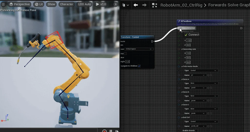 Visual for this record: MRMC's LiveLink plugin ties Bolt robots to Unreal Engine