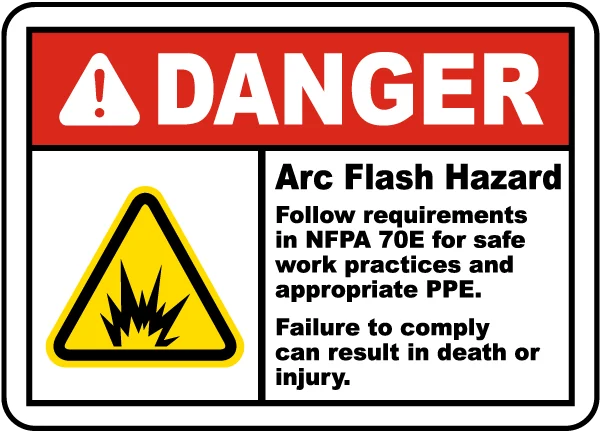 Visual for this record: NFPA 70E targets shock and arc flash, not stage rigging