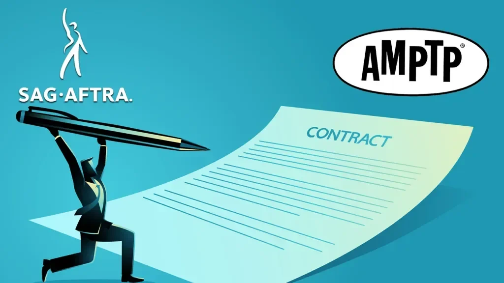 Visual published with the cited source for this record: SAG-AFTRA's 2023 contract requires consent for digital replicas