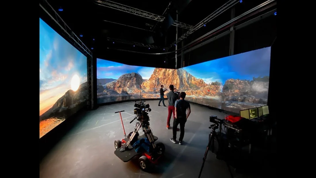 Visual for this record: USC's tech research center names virtual production a focus area